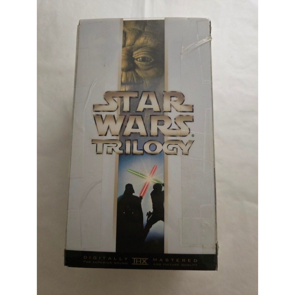 Star Wars Trilogy VHS Box‎ Set 2000 THX Mastered A New Hope Empire Return Jedi